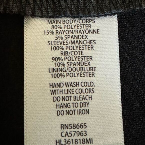 Trouvé Varsity Jacket in Grey Combo Size Medium EUC - Picture 10 of 15